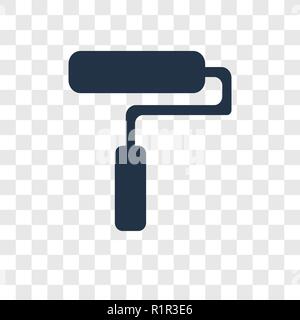 Paint vector icon isolated on transparent background, Paint transparency logo concept Stock Vector