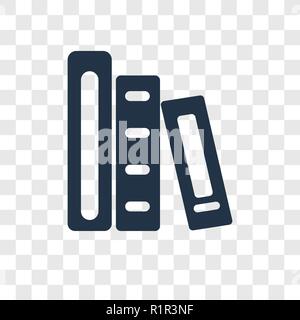 Dossier vector icon isolated on transparent background, Dossier transparency logo concept Stock Vector