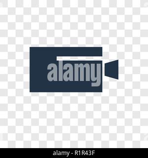 Cctv vector icon isolated on transparent background, Cctv transparency logo concept Stock Vector