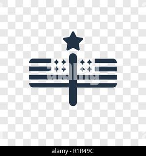 Flags vector icon isolated on transparent background, Flags transparency logo concept Stock Vector