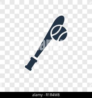 Baseball vector icon isolated on transparent background, Baseball transparency logo concept Stock Vector