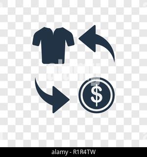 Payment method vector icon isolated on transparent background, Payment method transparency logo concept Stock Vector