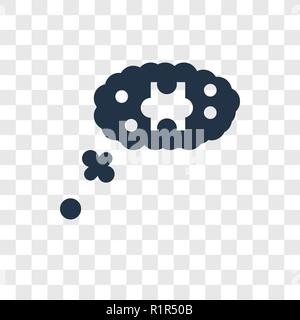 Problem vector icon isolated on transparent background, Problem transparency logo concept Stock Vector