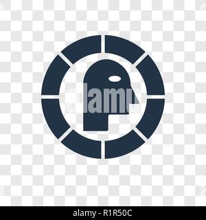 Sensitivity vector icon isolated on transparent background, Sensitivity transparency logo concept Stock Vector