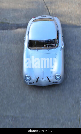 1959 Porsche 356 classic air cooled, rear engined German sports car Stock Photo