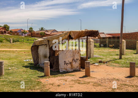 Mamelodi township close to Pretoria, South Africa. Stock Photo