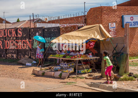 Mamelodi township close to Pretoria, South Africa. Stock Photo