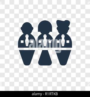 Candidates vector icon isolated on transparent background, Candidates transparency logo concept Stock Vector