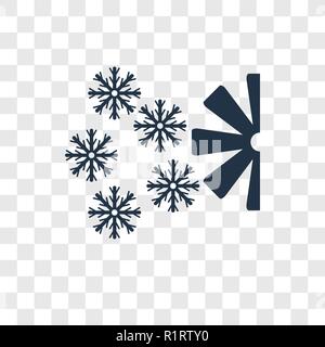 Cooler vector icon isolated on transparent background, Cooler transparency logo concept Stock Vector