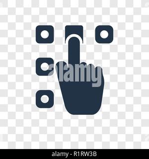 Access vector icon isolated on transparent background, Access transparency logo concept Stock Vector