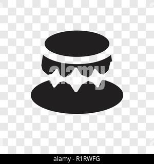 Circus Podium vector icon isolated on transparent background, Circus Podium transparency logo concept Stock Vector