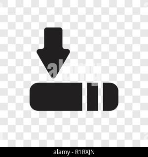 Window scrolling left vector icon isolated on transparent background, Window scrolling left transparency logo concept Stock Vector