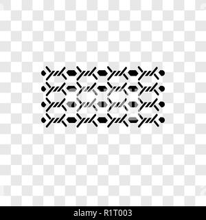 Wire vector icon isolated on transparent background, Wire transparency logo concept Stock Vector