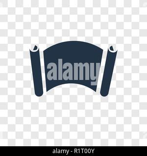 Manuscript vector icon isolated on transparent background, Manuscript transparency logo concept Stock Vector