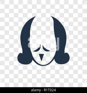 Shakespeare vector icon isolated on transparent background, Shakespeare transparency logo concept Stock Vector