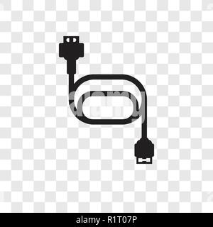 Charger vector icon isolated on transparent background, Charger transparency logo concept Stock Vector