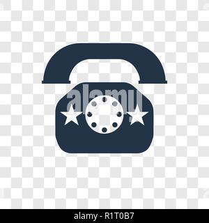 Telephone toy vector icon isolated on transparent background, Telephone toy transparency logo concept Stock Vector