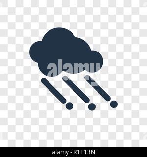 Hail vector icon isolated on transparent background, Hail transparency logo concept Stock Vector