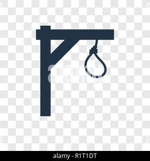 Gibbet vector icon isolated on transparent background, Gibbet transparency logo concept Stock Vector