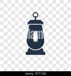 Lantern vector icon isolated on transparent background, Lantern transparency logo concept Stock Vector