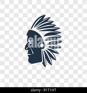 Native American icon logo design illustration Stock Vector Image & Art ...