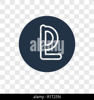 Pluto vector icon isolated on transparent background, Pluto transparency logo concept Stock Vector