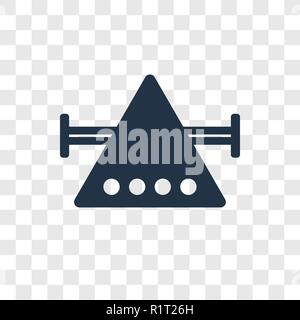 Air vector icon isolated on transparent background, Air transparency logo concept Stock Vector