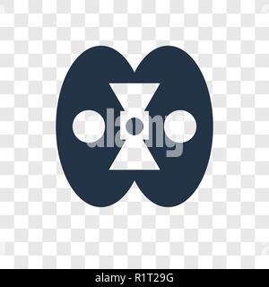 Democracy vector icon isolated on transparent background, Democracy transparency logo concept Stock Vector