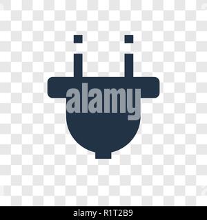 Plugin vector icon isolated on transparent background, Plugin transparency logo concept Stock Vector