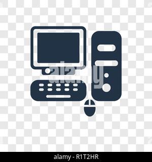 Computer icons on black background, stock vector Stock Vector Image ...
