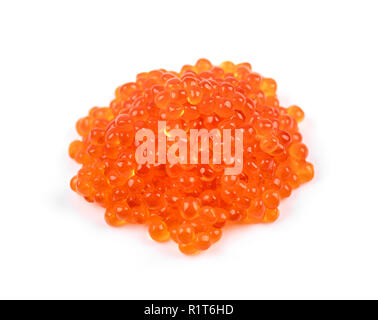 caviar - red fish roe isolated on white background Stock Photo