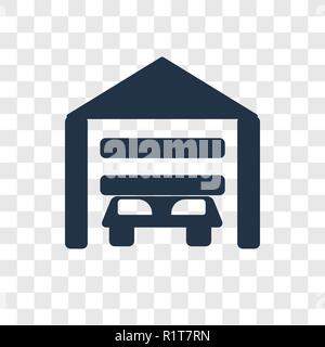 black vector garage icon on white background Stock Vector Image & Art ...
