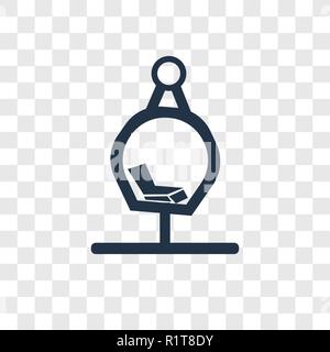 Ferris wheel vector icon isolated on transparent background, Ferris wheel transparency logo concept Stock Vector