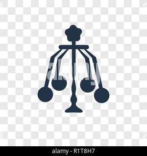 Ferris wheel vector icon isolated on transparent background, Ferris wheel transparency logo concept Stock Vector