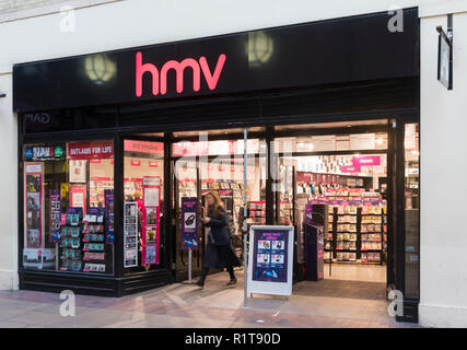 HMV shop front Stock Photo - Alamy