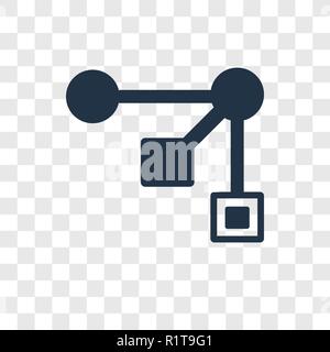 Organization vector icon isolated on transparent background, Organization transparency logo concept Stock Vector
