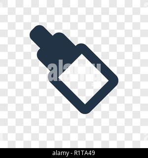 Telescope vector icon isolated on transparent background, Telescope transparency logo concept Stock Vector
