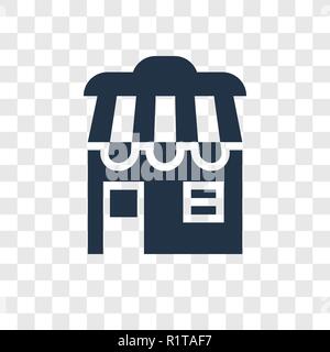 Restaurant vector icon isolated on transparent background, Restaurant transparency logo concept Stock Vector
