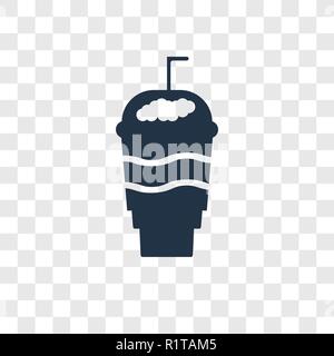 Frappe vector icon isolated on transparent background, Frappe transparency logo concept Stock Vector