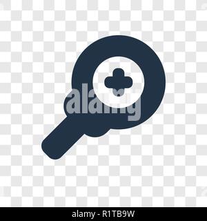 Zoom out vector icon isolated on transparent background, Zoom out transparency logo concept Stock Vector