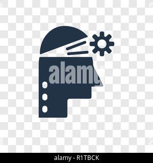 Empathy vector icon isolated on transparent background, Empathy transparency logo concept Stock Vector