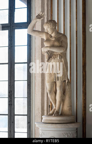 Rome. Italy. Statue of Wounded Amazon signed by Sosicles, 2nd C copy from an original by Polykleitos or Kresilas (5th century BC), Capitoline Museums. Stock Photo