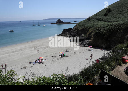 Belvoir Bay, Herm Island, Channel Islands, UK Stock Photo