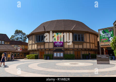 The Old Globe Theatre in Balboa Park, San Diego, California, United States. Stock Photo