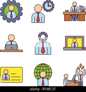 Office Worker Stock Vector