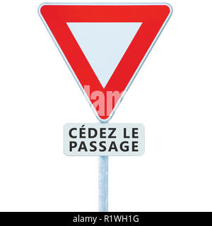 give-way-yield-french-c-dez-le-passage-road-sign-motion-blurred-truck
