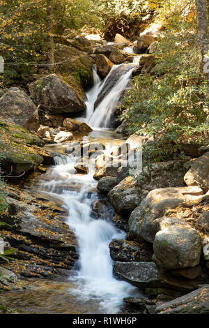 Skinny Dip Falls swimming hole a short hike down the Blue Ridge Parkway ...