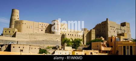 Bahla Fort in Ad Dakhiliya near Nizwa, Oman. Stock Photo