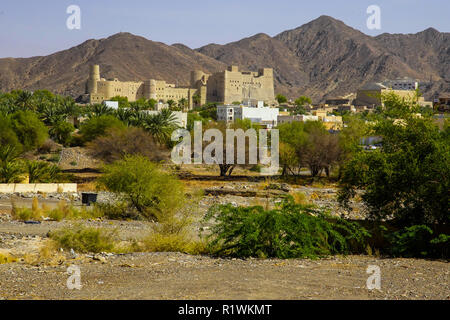 Bahla Fort in Ad Dakhiliya near Nizwa, Oman. Stock Photo