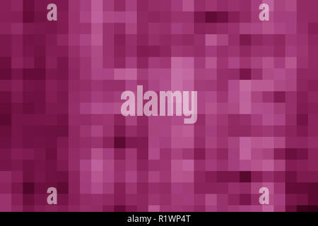 tyrian purple colored pixel background Stock Photo